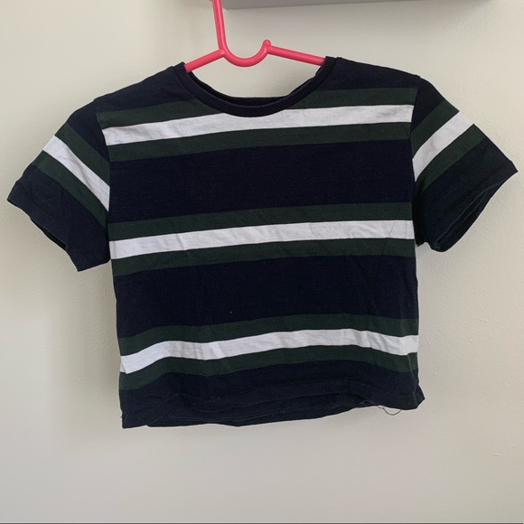 Brandy Melville Tops - brandy Melville striped crop top